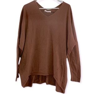 Hyped unicorn dolman sleeve oversized wool blend sweater size M/L